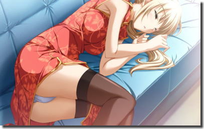 パンチラしやすいチャイナドレスの二次元エロ画像 ④