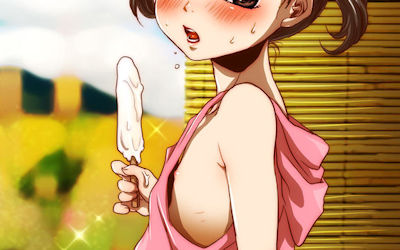 袖口の隙間に乳首ポロリな二次元横乳チラリ画像 ②
