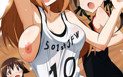 巨乳おっぱいが片乳ポロリした二次元エロ画像 ③