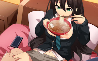 マグロ女子がながらセックスしてる二次元エロ画像 ④