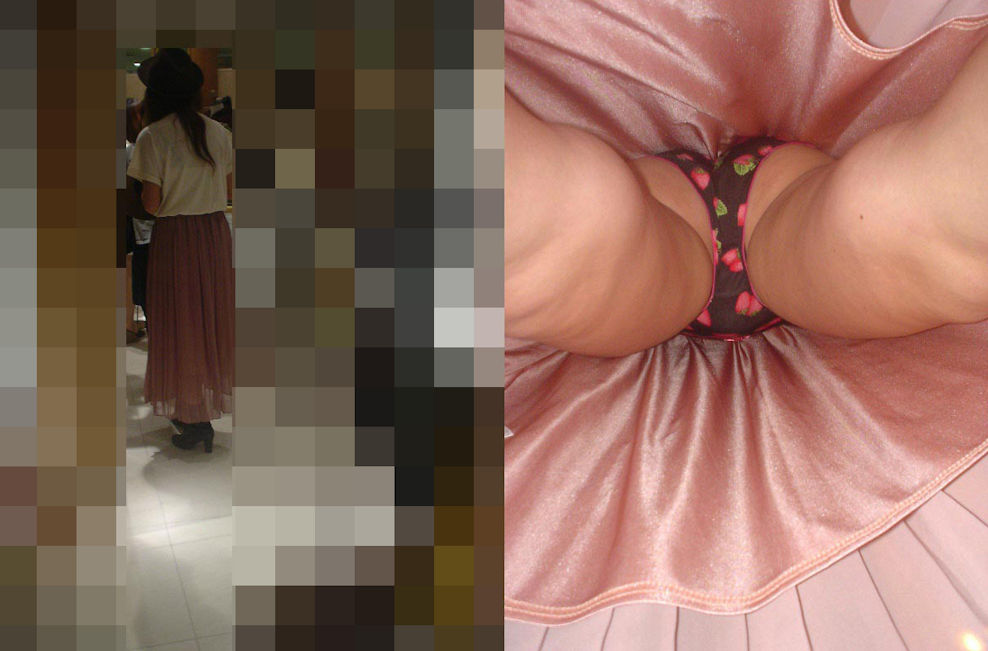 アパレル ショップ 店員 逆さ撮り パンチラ エロ画像【25】