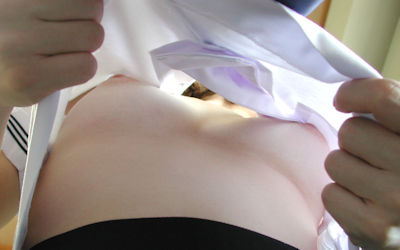 マジで美乳なJKのおっぱいまとめ ①