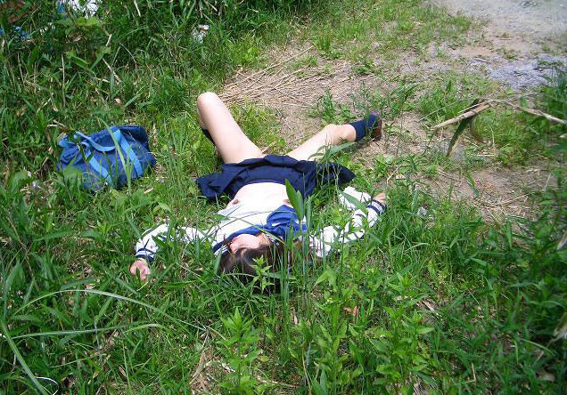 JKちゃんのレイプ・セックス事後画像
