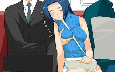 寝るからおっぱい揉まれる二次元エロ画像 ④