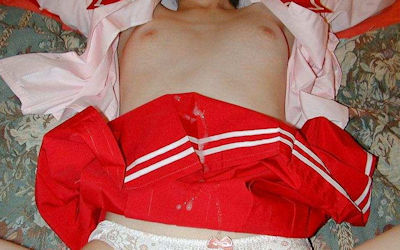コスプレ女に射精した着エロぶっかけ画像 ④