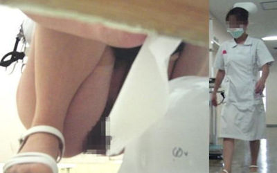 ナースのおしっこ・おもらし！放尿看護師のエロ画像 ①