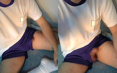 もっこりやハミチンなど体操服・ジャージ男子のエロ画像 ④