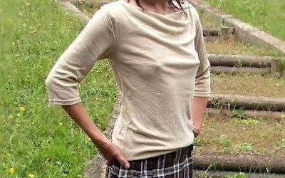 貧乳が透け乳首で主張するノーブラ胸ポチエロ画像 ④