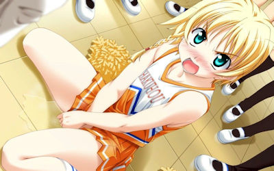股間を押さえるおしっこ我慢ポーズの二次元エロ画像 ②
