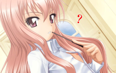 女の子がはてな（？）できょとんとしてる二次元エロ画像 ③