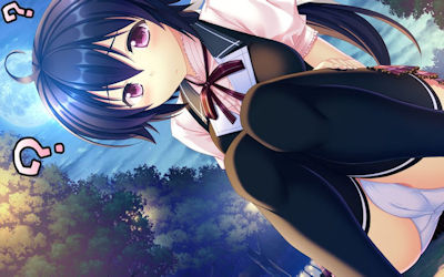 女の子がはてな（？）できょとんとしてる二次元エロ画像 ④