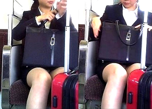 リアルOLの本物志向なパンチラ画像