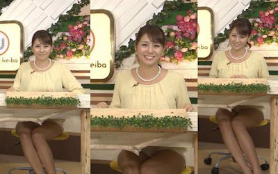 競馬場・競馬番組のレアパンチラ！馬よりもパンツが気になるエロ画像 ③