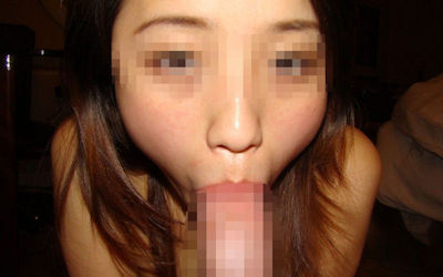 勃起した巨根素人をフェラするデカチンペロペロのエロ画像 ②