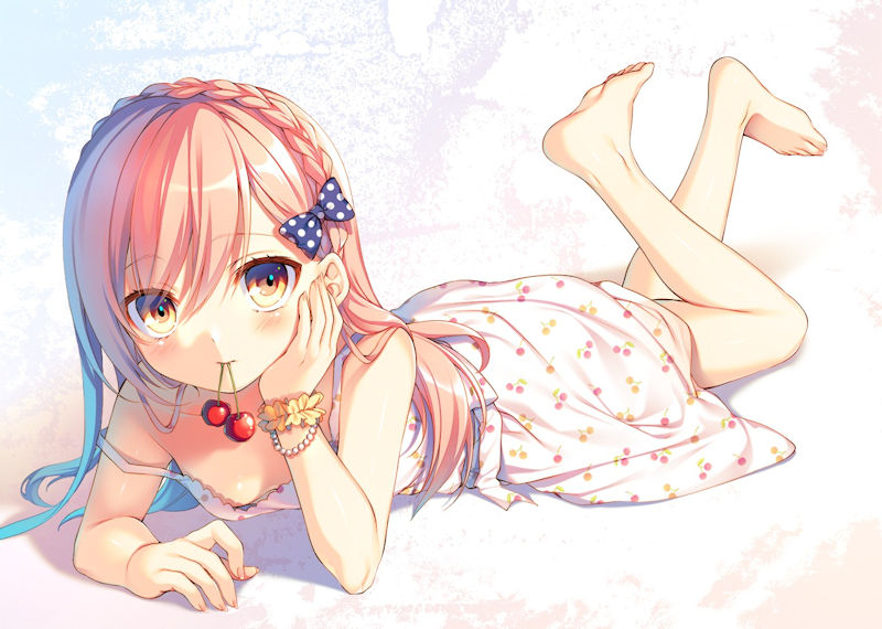 ワンピース 胸チラ パンチラ 二次元 エロ画像【6】