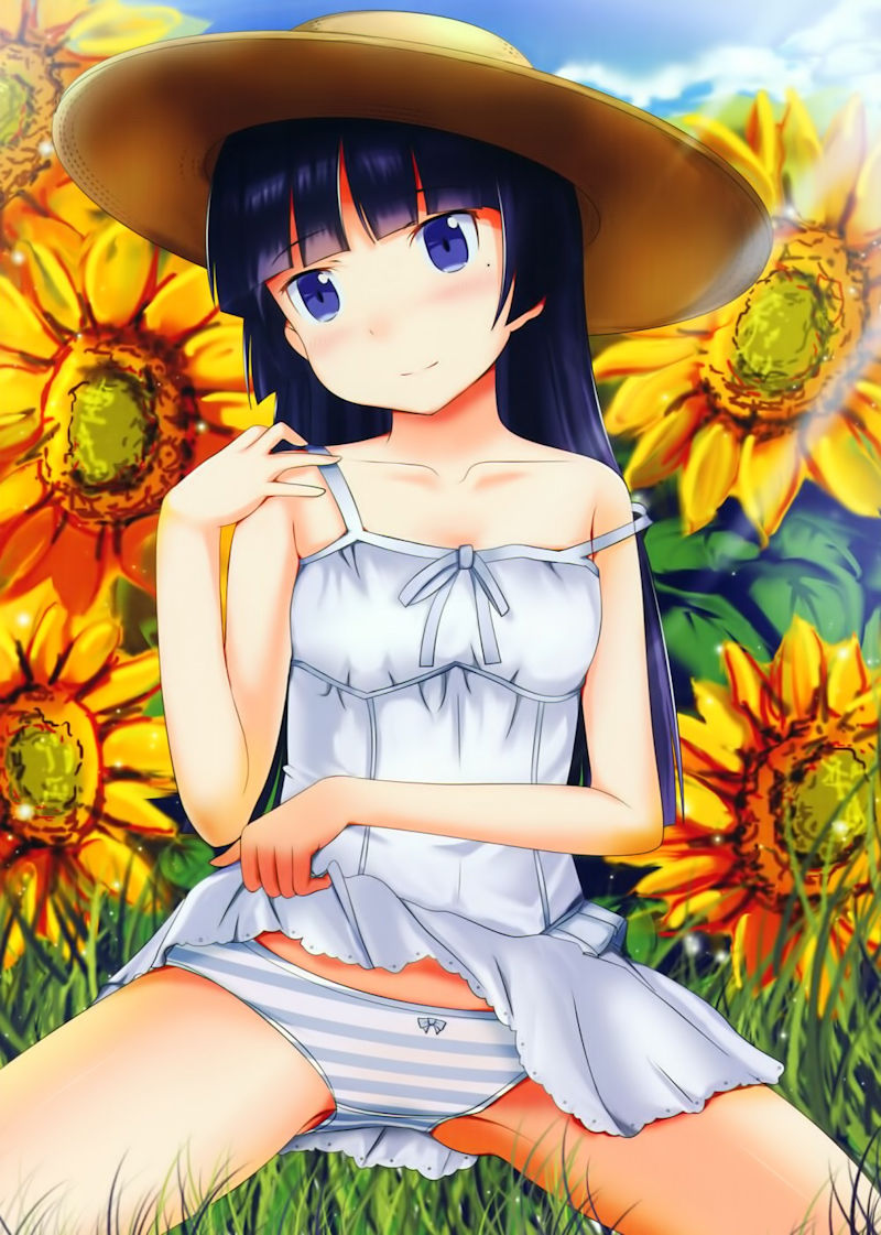 ワンピース 胸チラ パンチラ 二次元 エロ画像【10】