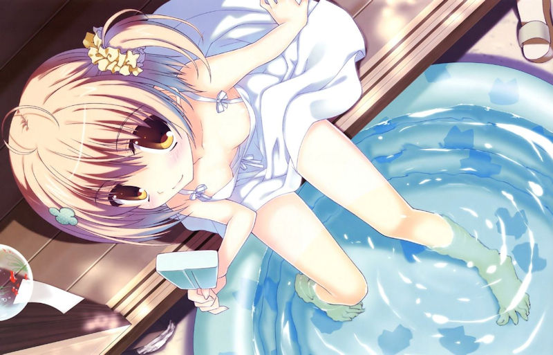 ワンピース 胸チラ パンチラ 二次元 エロ画像【32】