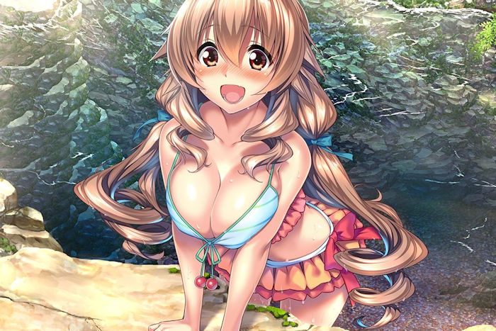 【二次・ZIP】脱がす前に顔埋めたい巨乳美少女の谷間画像