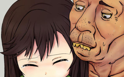 不潔レイプ！汚いおっさんに犯される二次元エロ画像 ④