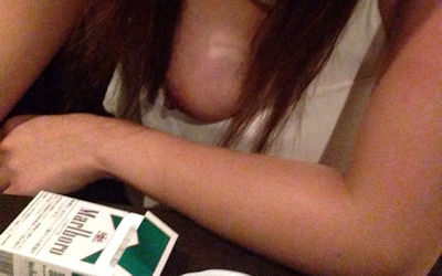 大学生や社会人の飲み会胸チラ画像集 ①