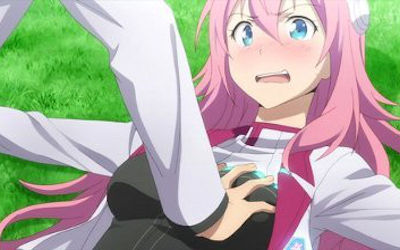 ラッキースケベ発動！転倒して偶然おっぱい揉んでる二次元エロ画像 ①