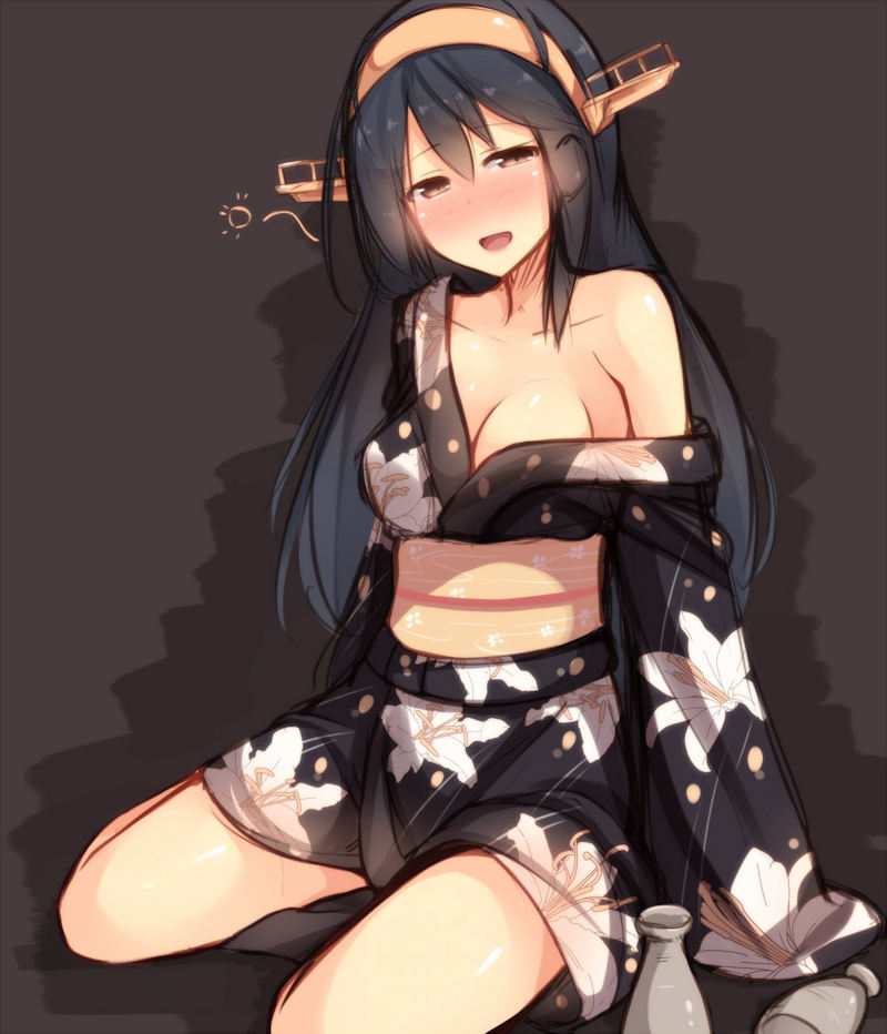 お酒 酔う パンチラ 胸チラ 二次元 エロ画像【8】