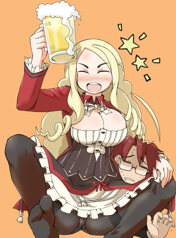 お酒 酔う パンチラ 胸チラ 二次元 エロ画像【14】