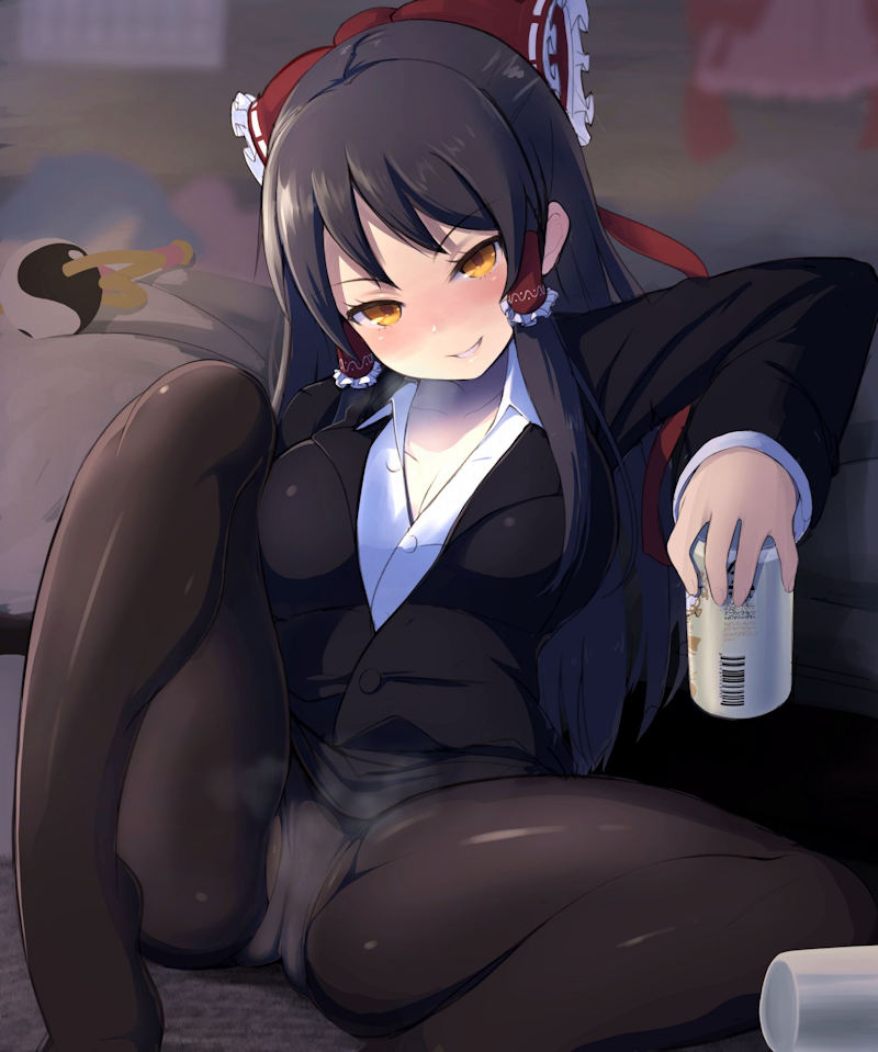 お酒 酔う パンチラ 胸チラ 二次元 エロ画像【27】