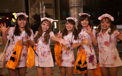ハロウィン街撮り！コスプレギャルがうじゃうじゃいる画像集 ③