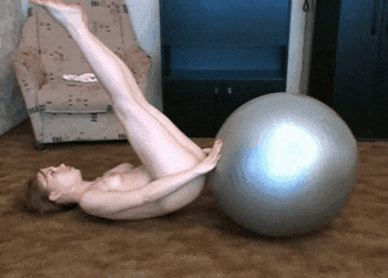 全裸 運動 GIF エクササイズ 筋トレ ヌード エロ画像【24】