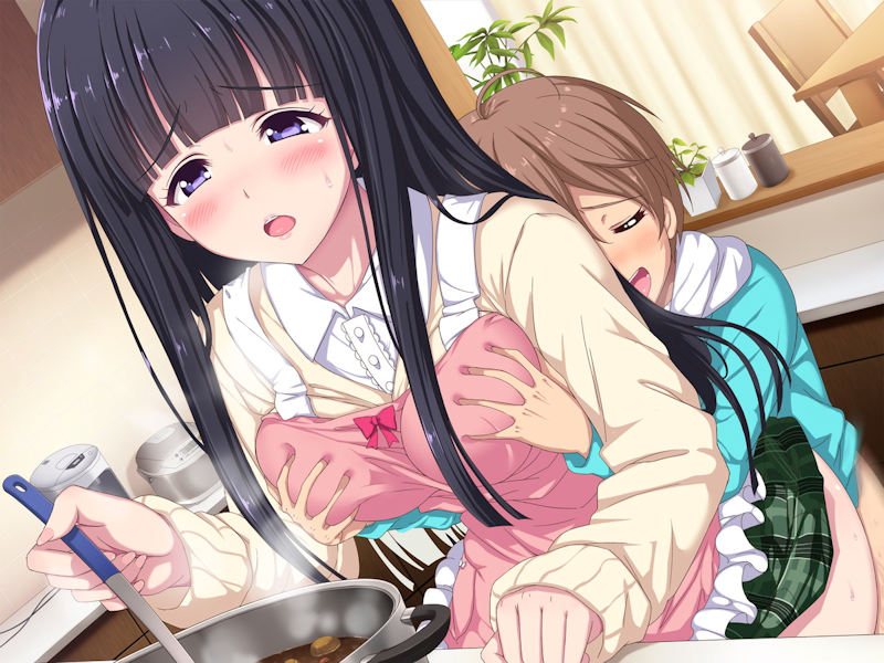後ろから おっぱい 揉む 二次元 エロ画像【50】