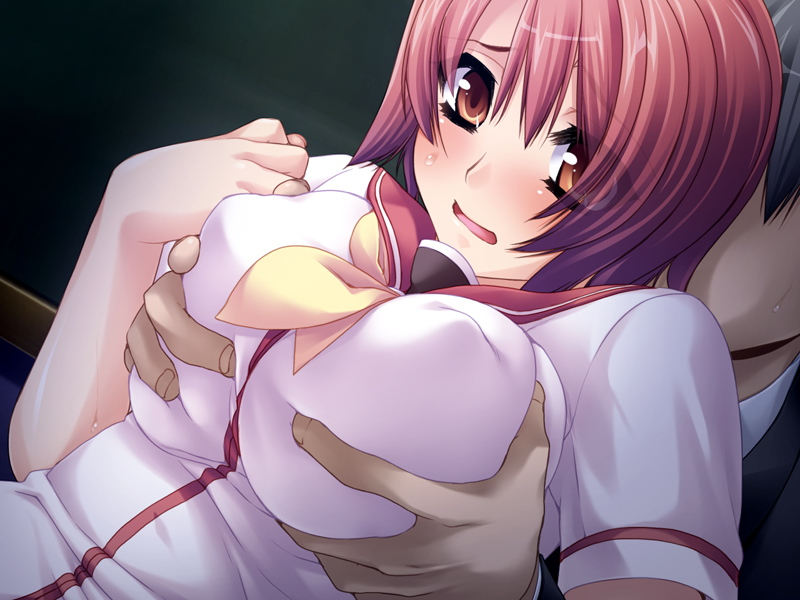 後ろから おっぱい 揉む 二次元 エロ画像【68】