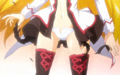 エロハプニングな二次元のラッキースケベGIF画像 ②