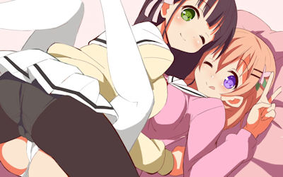 パンチラパンモロピースでハイチーズ！の二次元エロ画像 ②