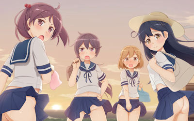 風吹けばノーパンスケベの二次元エロ画像 ②