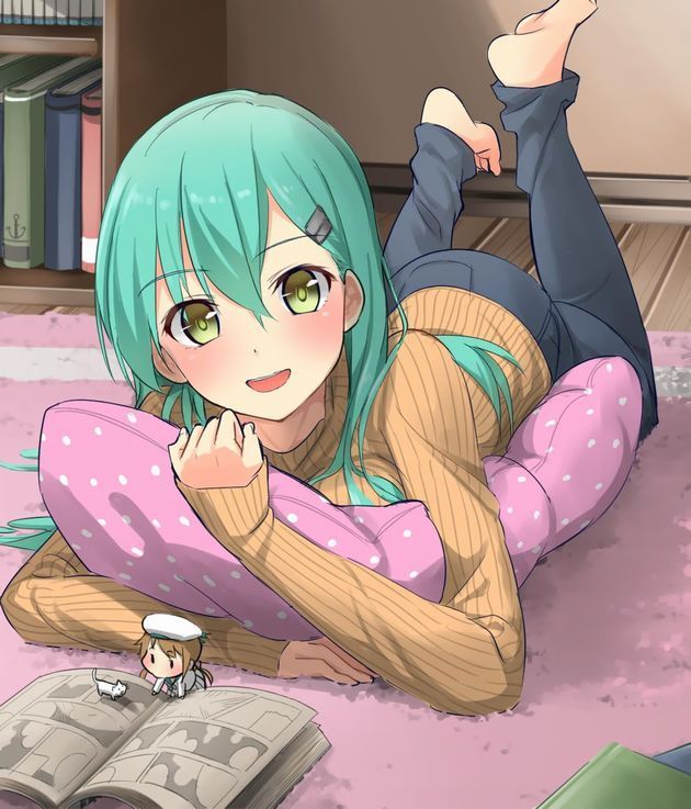 うつ伏せ お尻 二次元 寝尻 エロ画像【4】