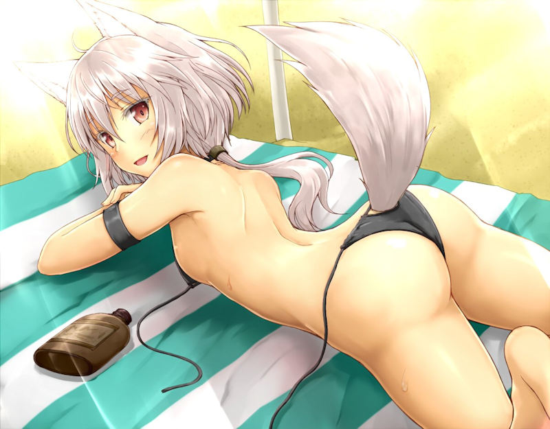 うつ伏せ お尻 二次元 寝尻 エロ画像【36】