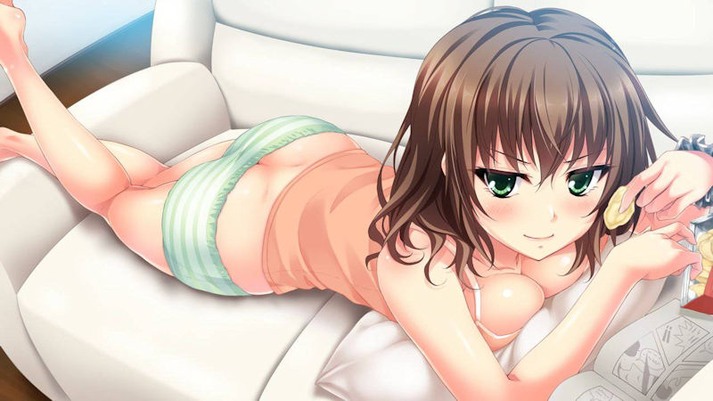 うつ伏せ お尻 二次元 寝尻 エロ画像【45】