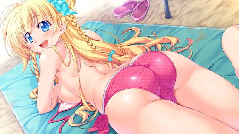 うつ伏せ お尻 二次元 寝尻 エロ画像【52】