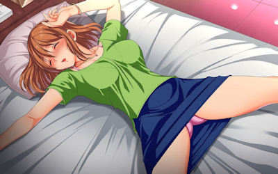 寝てる女の子の寝顔や寝姿が可愛い二次元エロ画像 ③