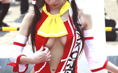 コスプレイヤーの乳首ポロリ・おっぱいまとめ ④
