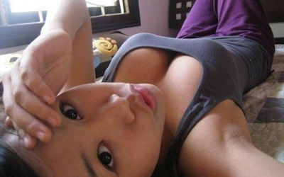 外国人美女の最高にセクシーな胸チラ画像 ③