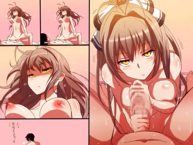 全く感じない無表情セックスの二次元エロ画像