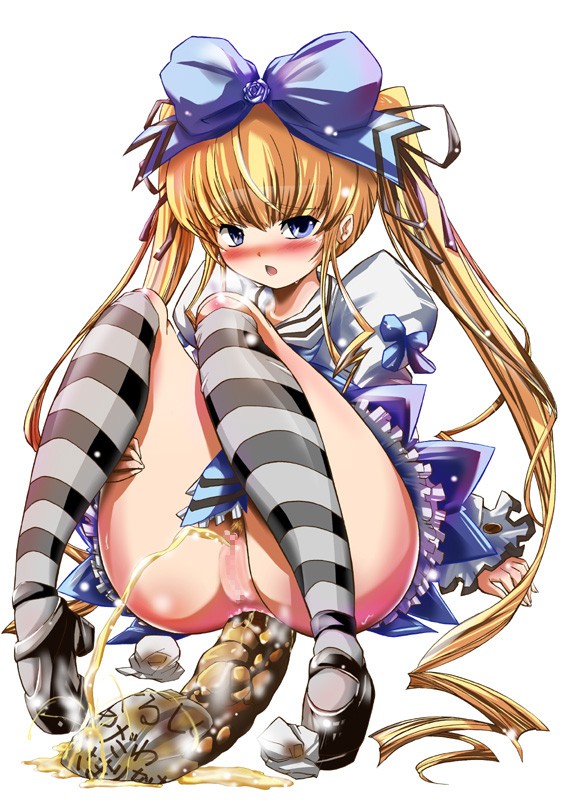 うんち おしっこ 同時 二次元 エロ画像【4】