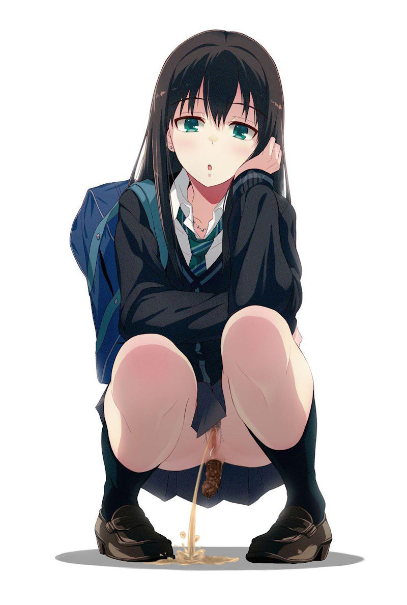 うんち おしっこ 同時 二次元 エロ画像【17】