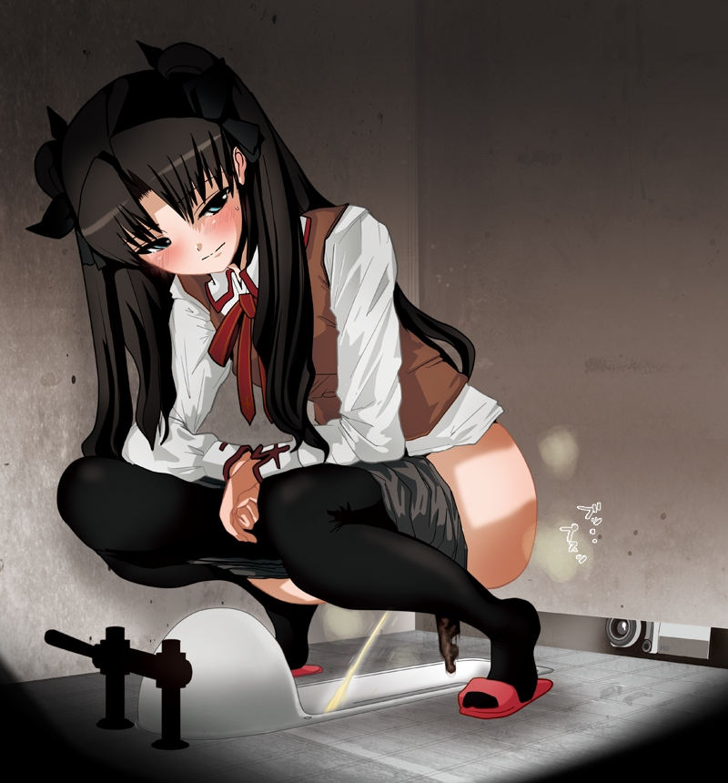 うんち おしっこ 同時 二次元 エロ画像【28】
