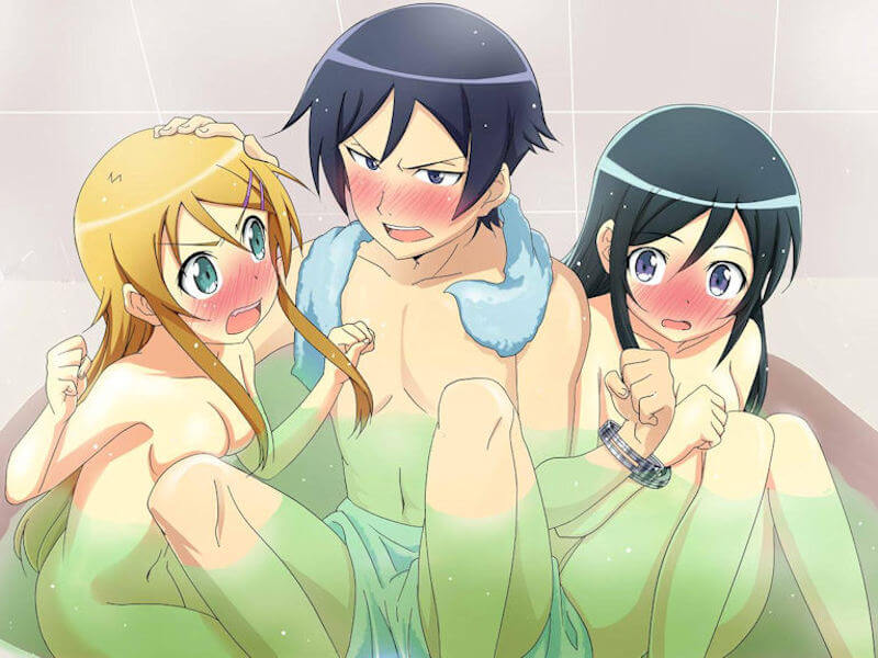 全裸赤面で恥ずかしがる二次エロ画像