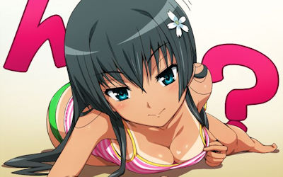 胸チラやおっぱいポロリで疑問符（？）付きの二次画像 ④