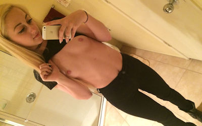 貧乳外国人の控えめおっぱい画像集 ②