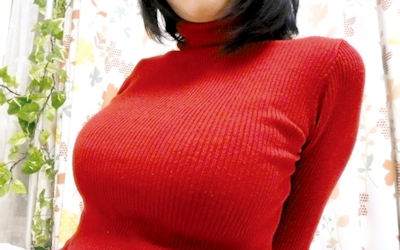 タートルネックの着衣巨乳画像まとめ ②
